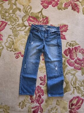 Whetherly Distressed Blue Denim Jeans